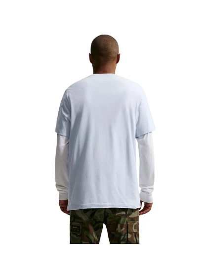Pánské tričko Nsw Tee Icon Swoosh modré model 22217296 408 pánské - NIKE Pánské tričko Nsw Tee Icon Swoosh modré model 22217296 408 pánské - NIKE