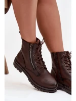 Dámské Workery Zateplené Čokoládové model 21747784 - Boto Dámské Workery Zateplené Čokoládové model 21747784 - Boto