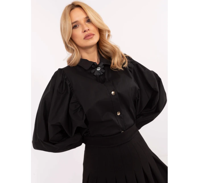 MI KS košeľa C233.70 čierna MI KS košeľa C233.70 čierna