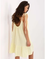Sukienka TW SK BI 12 model 21204681 jasny żółty - FPrice