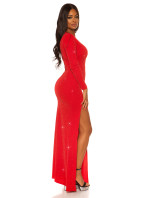 Sexy KouCla RedCarpet Glitter Kleid w. leg slit