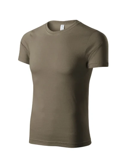 Tričko s farbou unisex army Tričko s farbou unisex army
