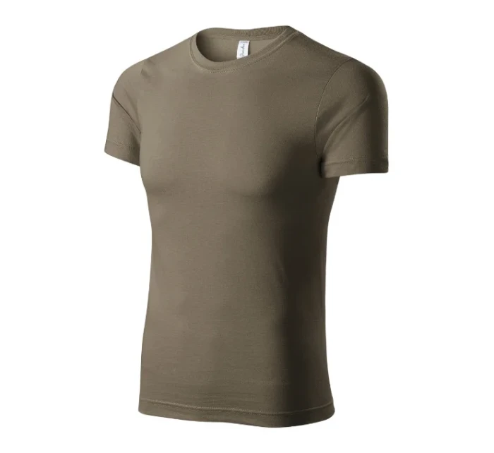 Tričko s farbou unisex army Tričko s farbou unisex army