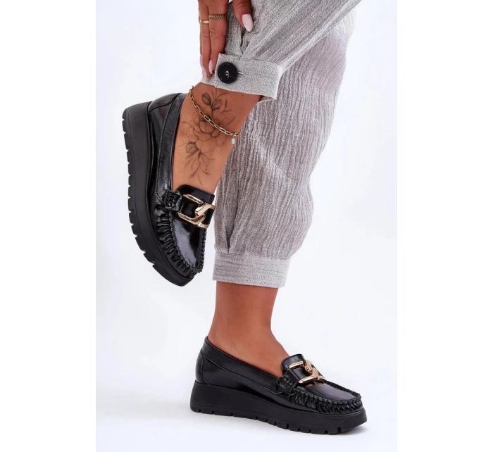 Mokasíny 10141-Z čierne - Krok vo veľkom štýle