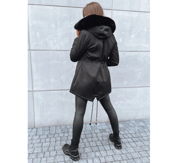 Dámská zimní bunda parka černá Dstreet model 21970996 - FashionStreet Dámská zimní bunda parka černá Dstreet model 21970996 - FashionStreet