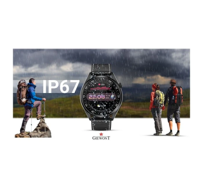 Chytré hodinky Vertex Leather model 21804817 - Giewont Chytré hodinky Vertex Leather model 21804817 - Giewont