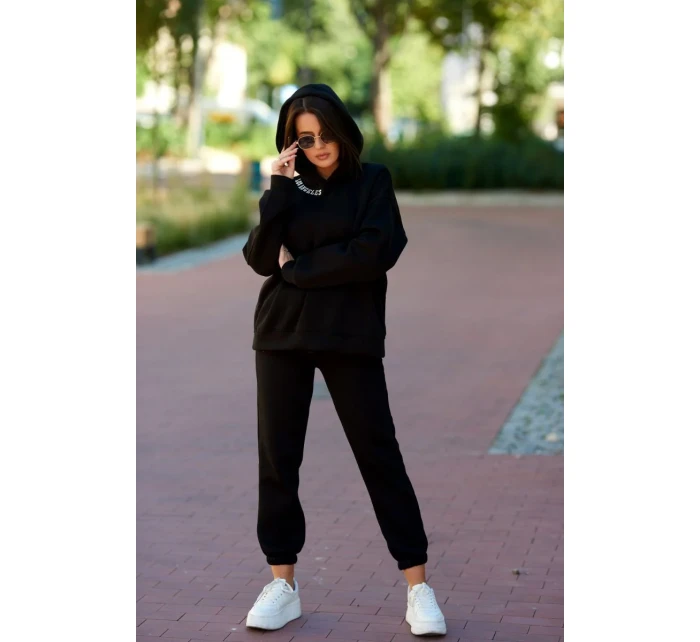 Izolovaná súprava s výšivkou Los Angeles čierny Izolovaná súprava s výšivkou Los Angeles čierny