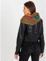 Tunelová šála AT KM model 17657819 tmavě lila - FPrice