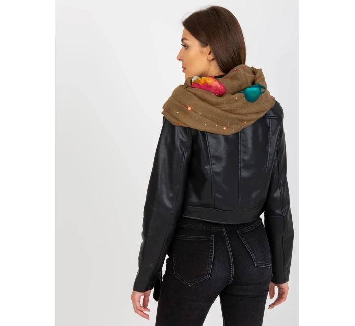 Tunelová šála AT KM model 17657819 tmavě lila - FPrice