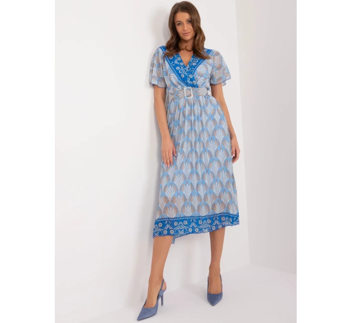Sukienka DHJ SK  niebieski model 20095095 - FPrice