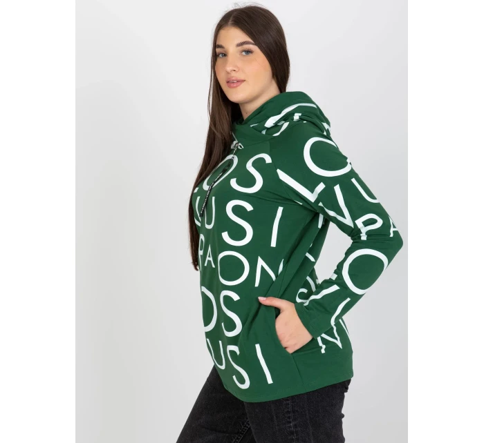 Dámská mikina RV BL tmavě zelená model 17821438 - FPrice Dámská mikina RV BL tmavě zelená model 17821438 - FPrice