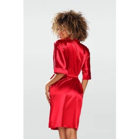 Dámsky župan Nable 100 negližé Červená - Dkaren