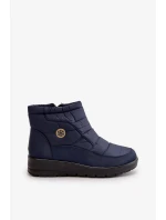 Dámske zateplené modré snežnice Helis Dámske zateplené modré snežnice Helis