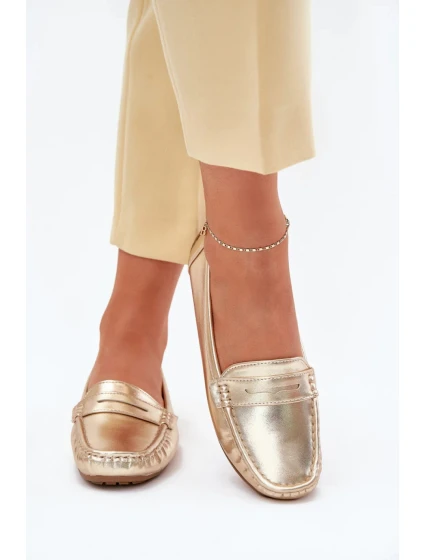 Dámske mokasíny FT245 Gold - Confly