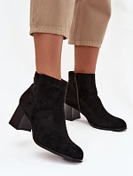 Dámske členkové topánky JH21-80 black - Marilou