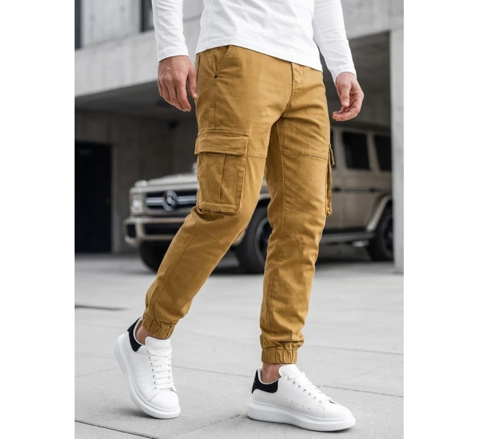 Pánské bojové kalhoty béžové Dstreet model 21973193 - FashionStreet