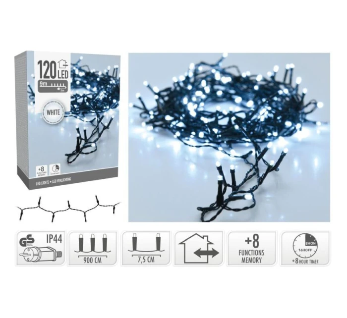 LAMPKI CHOINKOWE  120 LED  BIAŁY model 21832451