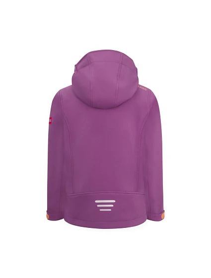 Dívčí softshellová bunda s kapucí pro dívky růžová model 22113969 - Trollkids