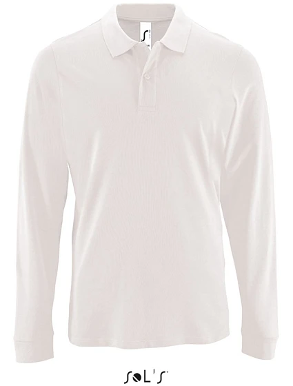 SOL'S Perfect LSL Men Pánske polo s dlhým rukávom z piké 25.2087 biele SOL'S Perfect LSL Men Pánske polo s dlhým rukávom z piké 25.2087 biele