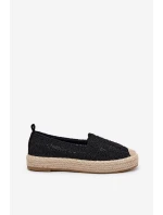 Espadryle Damskie Na Platformie Vinceza 17392 Czarne Espadryle Damskie Na Platformie Vinceza 17392 Czarne