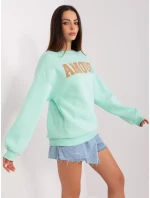 Bluza EM BL 617 model 18909349 mietowy - FPrice Bluza EM BL 617 model 18909349 mietowy - FPrice