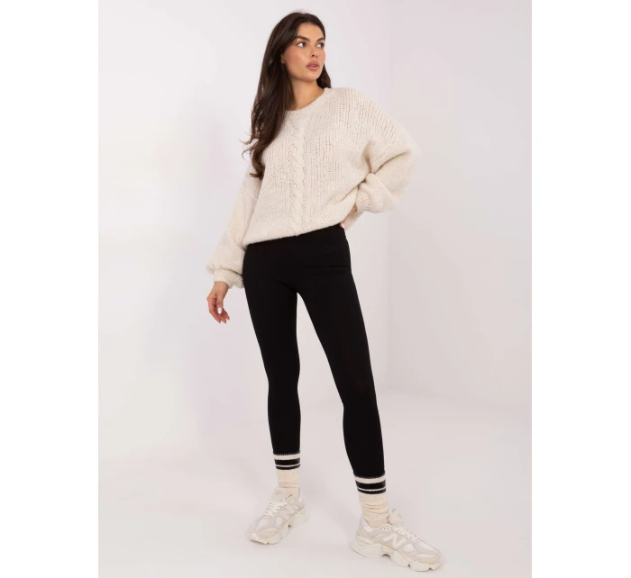 Sweter MI SW model 21749800 jasny beżowy - FPrice Sweter MI SW model 21749800 jasny beżowy - FPrice