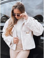 FashionStreet dámsky krátky biely kožuch TY5250