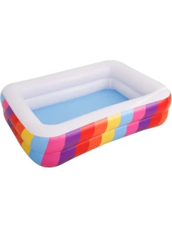 2-rodinná zaoblená 2-krúžková zaoblená umývadlová misa Rainbow 195x140x47 cm 51470