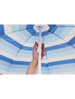BALKÓNOVÝ PLÁŽOVÝ SLNEČNÍK 180CM MODRÁ LÍNIA 1048819