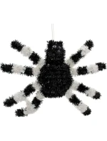 DEKORATÍVNA FIGÚRKA HALLOWEEN PAVÚK BIELY