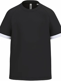 PA Dětské kontrastní sportovní tričko 20. black/white model 22461255 - Kariban ProAct