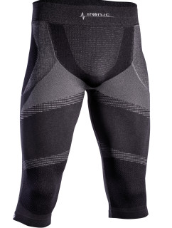 Pánske 3/4 funkčné nohavice IRON-IC - čierna Farba: Čierna, Veľkosť: