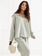 Bluzka IT BZ model 22084149 khaki - FPrice Bluzka IT BZ model 22084149 khaki - FPrice