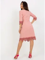 Šaty LK SK 507347.35P tmavoružové