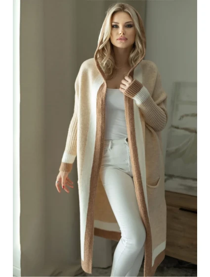 Sveter na zapínanie model 171313 PeeKaBoo