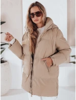 Dámska prešívaná bunda LETLIS beige FashionStreet TY3247