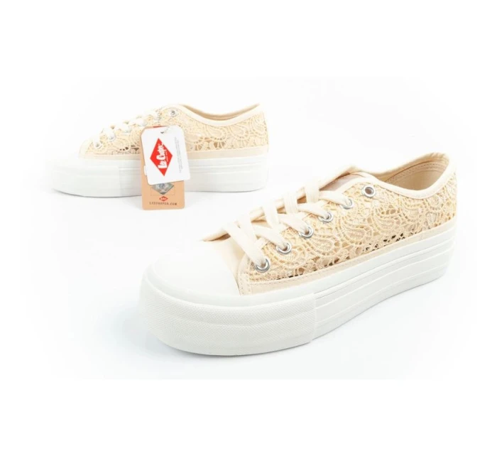 buty sportowe damskie  platforma dámské model 21360858 - Lee Cooper
