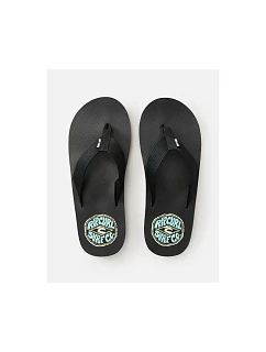 RIP CURL Bob Cush žabky s otvorenou špičkou - čierne