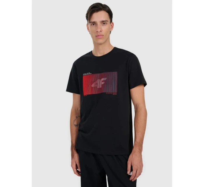 Pánske tričko s potlačou 4F 4FRAW25TTSHM3224-20S