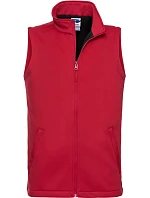 Pánská 2vrstvá smart softshellová vesta 10. classic red model 22462673 - Russell Athletic Pánská 2vrstvá smart softshellová vesta 10. classic red model 22462673 - Russell Athletic