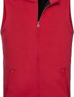 Russell Athletic 041M Pánska dvojvrstvová smart softshellová vesta 10.041M classic red