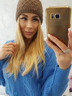 Fleecová čepice model 18750817 hnědá - K-Fashion