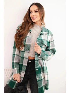 Dámská kostkovaná košile zelená