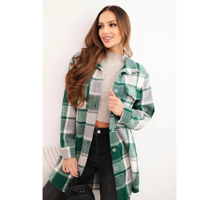 Dámská kostkovaná košile zelená Dámská kostkovaná košile zelená