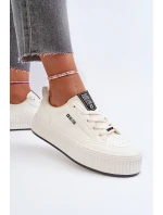 Dámské tenisky na platformě Big Star model 21654856 Bílé - Big Star Shoes Dámské tenisky na platformě Big Star model 21654856 Bílé - Big Star Shoes