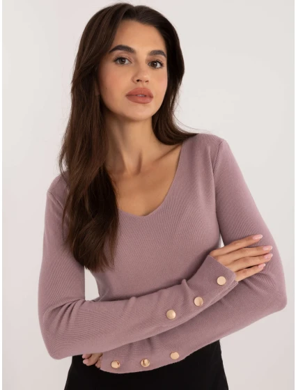 Sweter AT SW model 20493466 jasny fioletowy - FPrice