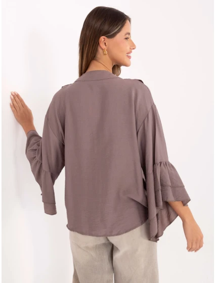 MI košeľa KS 32330.05P tmavá lila MI košeľa KS 32330.05P tmavá lila