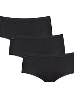 Dámske nohavičky Basic+ Midi 3P – BLACK – čierna 0004 – SLOGGI