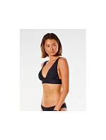 Plavková podprsenka RIP CURL Premium Surf Deep V čierna Plavková podprsenka RIP CURL Premium Surf Deep V čierna