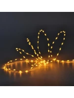 BATÉRIOU OVLÁDANÉ DRÔTENÉ SVETLÁ GIRLANDA 90 VIEDOL TEPLÁ BIELA BLESK LUCA